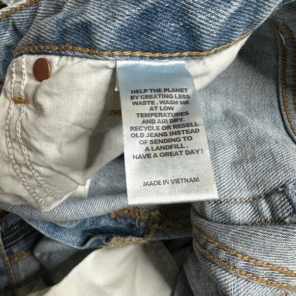 PACSUN 90's Boyfriend High Rise Relaxed Fit Distressed Denim Jeans Women's 27 - Picture 7 of 10